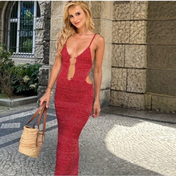 Zara Buckled cut out knit dress - Picture 10 of 16